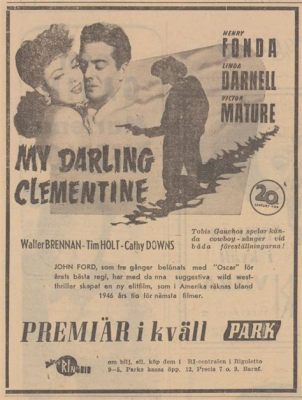 My Darling Clementine - kuolettava kaksintaistelu ja rakkautta tuiskutteleva lännenromantiikka!